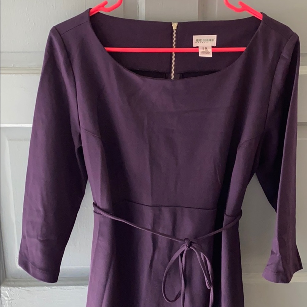 Motherhood Maternity Dress XL Purple